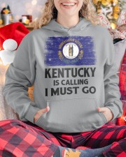 Kentucky Is Calling And I Must Go Hooded Sweatshirt custom-hoodie-sweatshirt-lifestyle-front-211