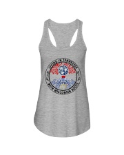 LIVING IN TENNESSEE WITH WISCONSIN ROOTS Ladies Flowy Tank thumbnail