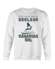 CANADIAN GIRL LIFE TOOK TO ENGLAND Crewneck Sweatshirt tile