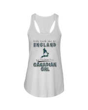 CANADIAN GIRL LIFE TOOK TO ENGLAND Ladies Flowy Tank tile