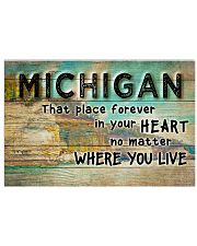 MICHIGAN THAT PLACE FOREVER IN YOUR HEART 17x11 Poster front