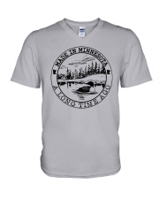 MADE IN MINNESOTA A LONG TIME AGO V-Neck T-Shirt tile