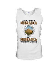 NEBRASKA WILL ALWAYS LIVE IN ME Unisex Tank thumbnail