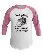 I'M NOT YELLING I'M FROM NEW ZEALAND Baseball Tee thumbnail