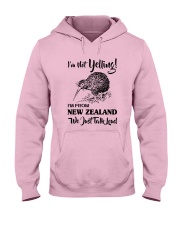 I'M NOT YELLING I'M FROM NEW ZEALAND Hooded Sweatshirt front