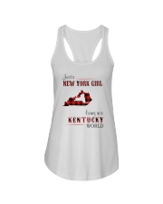 NEW YORK GIRL LIVING IN KENTUCKY WORLD Ladies Flowy Tank thumbnail