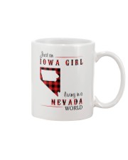 IOWA GIRL LIVING IN NEVADA WORLD Mug thumbnail