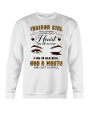 Indiana Girl Hated By Many Loved By Plenty Crewneck Sweatshirt tile