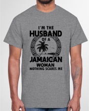 I'M THE HUSBAND OF A JAMAICAN WOMAN Classic T-Shirt garment-tshirt-unisex-front-03