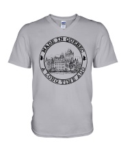 MADE IN QUEBEC A LONG TIME AGO V-Neck T-Shirt thumbnail
