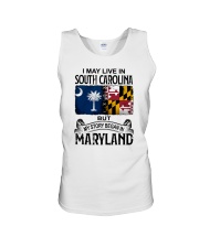 LIVE IN SC BUT MY STORY BEGAN IN MARYLAND Unisex Tank tile