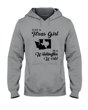 JUST A TEXAS GIRL IN A WASHINGTON WORLD Hooded Sweatshirt thumbnail