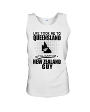 NEW ZEALAND GUY LIFE TOOK TO QUEENSLAND Unisex Tank thumbnail