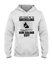 NEW ZEALAND GUY LIFE TOOK TO QUEENSLAND Hooded Sweatshirt thumbnail