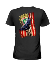 PUERTO RICO AMERICA FLAG Ladies T-Shirt thumbnail