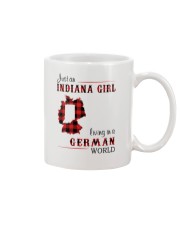 INDIANA GIRL LIVING IN GERMAN WORLD Mug tile