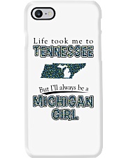 MICHIGAN GIRL LIFE TOOK TO TENNESSEE Phone Case tile