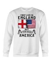 LIVE IN ENGLAND BEGAN IN AMERICA Crewneck Sweatshirt tile
