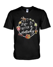 Life Is Better In Kentucky V-Neck T-Shirt tile