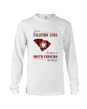 FILIPINO GIRL LIVING IN SOUTH CAROLINA WORLD Long Sleeve Tee tile