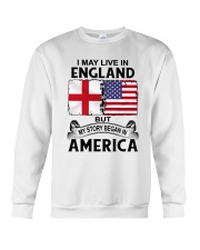 LIVE IN ENGLAND BEGAN IN AMERICA ROOT WOMEN Crewneck Sweatshirt thumbnail