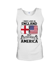LIVE IN ENGLAND BEGAN IN AMERICA ROOT WOMEN Unisex Tank thumbnail