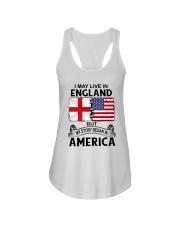 LIVE IN ENGLAND BEGAN IN AMERICA ROOT WOMEN Ladies Flowy Tank thumbnail