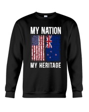 AMERICA MY NATION NEW ZEALAND MY HERITAGE Crewneck Sweatshirt thumbnail