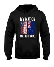 AMERICA MY NATION NEW ZEALAND MY HERITAGE Hooded Sweatshirt thumbnail
