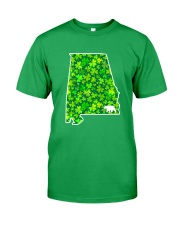 Alabama Clover Map Classic T-Shirt front