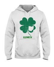 Ohio Map Shamrock Hooded Sweatshirt tile