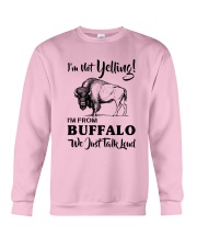 I'M NOT YELLING I'M FROM BUFFALO Crewneck Sweatshirt thumbnail