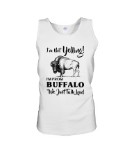 I'M NOT YELLING I'M FROM BUFFALO Unisex Tank thumbnail