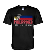 Philippines I Still Call It Home V-Neck T-Shirt tile