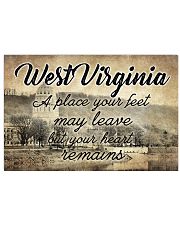 WEST VIRGINIA PLACE YOUR HEART REMAINS 24x16 Poster front