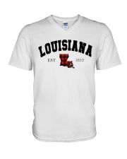 Louisiana Est 1812 V-Neck T-Shirt tile