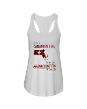 CANADIAN GIRL LIVING IN MASSACHUSETTS WORLD Ladies Flowy Tank thumbnail