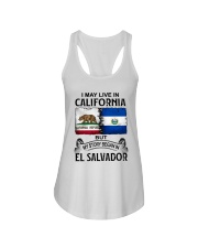 LIVE IN CALIFORNIA BEGAN IN EL SALVADOR Ladies Flowy Tank thumbnail