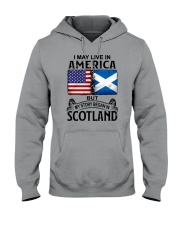 LIVE IN AMERICA BEGAN IN SCOTLAND Hooded Sweatshirt tile