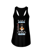 Boxer My Level Of Sarcasm Ladies Flowy Tank tile