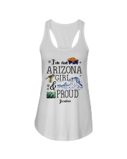 Persionalized I'm An Arizona Girl And Pround Ladies Flowy Tank tile