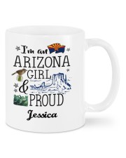 Persionalized I'm An Arizona Girl And Pround Mug front