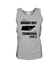 JUST A HAWAII GUY IN A TENNESSEE WORLD Unisex Tank thumbnail