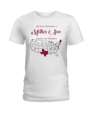 MAINE TEXAS THE LOVE BETWEEN MOTHER AND SON Ladies T-Shirt thumbnail