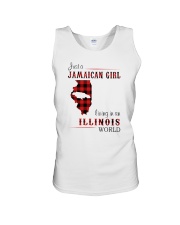 JAMAICAN GIRL LIVING IN ILLINOIS WORLD Unisex Tank thumbnail