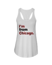 I'm From Chicago Pattern Ladies Flowy Tank tile
