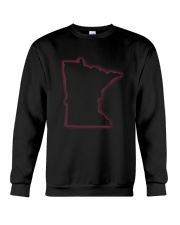 Minnesota Map Light Crewneck Sweatshirt tile