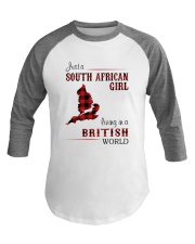 SOUTH AFRICAN GIRL LIVING IN BRITISH WORLD Baseball Tee tile