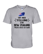 I'M NOT YELLING I'M NEW ZEALAND V-Neck T-Shirt thumbnail