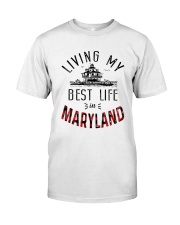 Living My Best Life In Maryland Classic T-Shirt tile